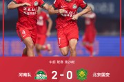 中超战报：钟义浩百场建功，卡多索点射破门，河南2-0北京国安